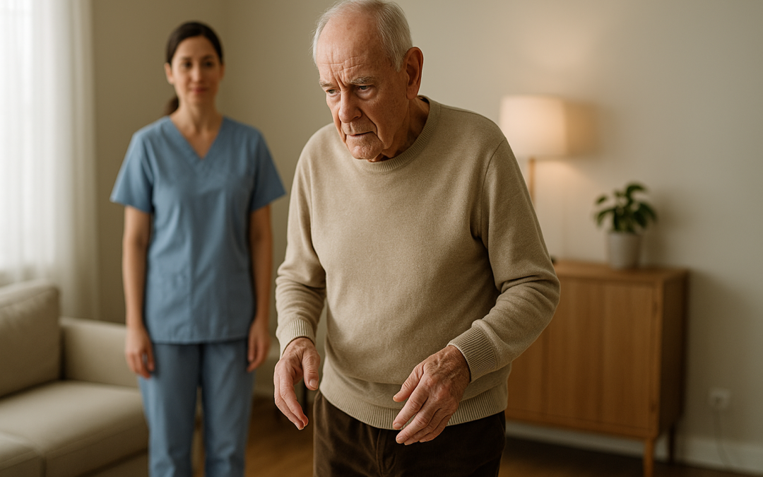 Reabilitação em Parkinson com uso de sensor de marcha Baiobit para análise do movimento.